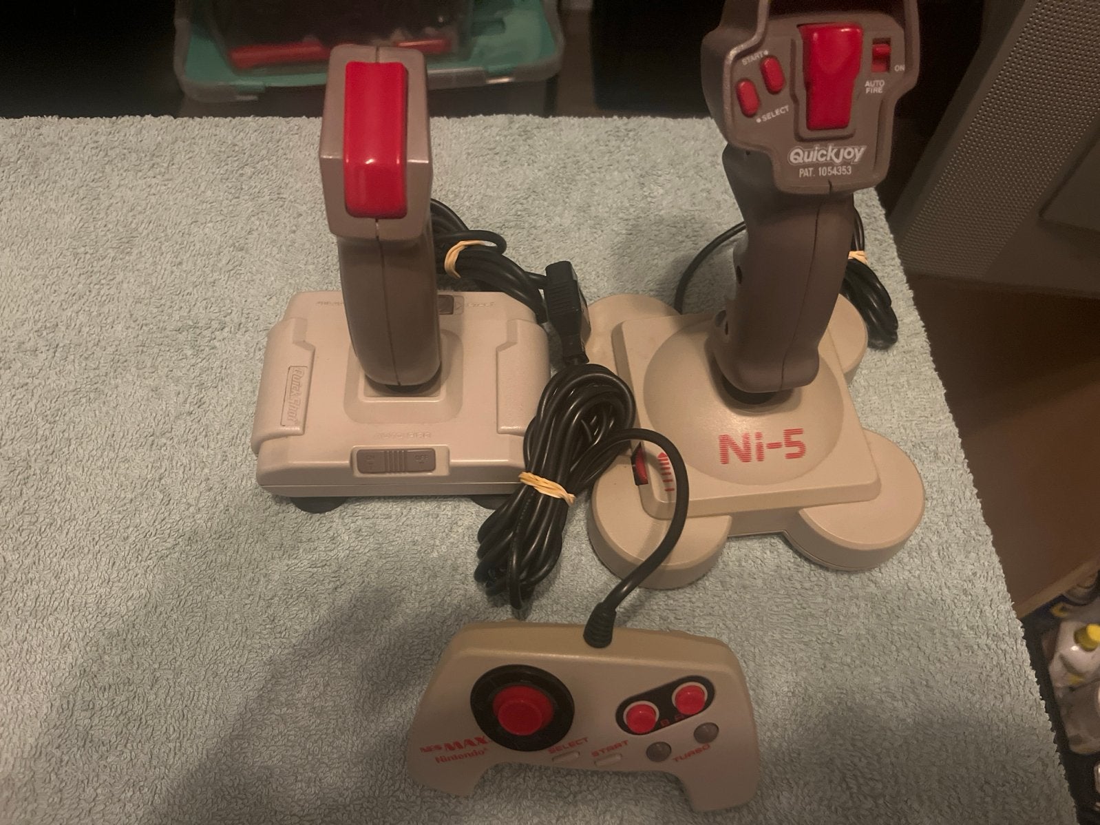 NES Max Controller en QuickShot Joystick Set, Ophalen of Verzenden, Gebruikt, NES, Overige controllers