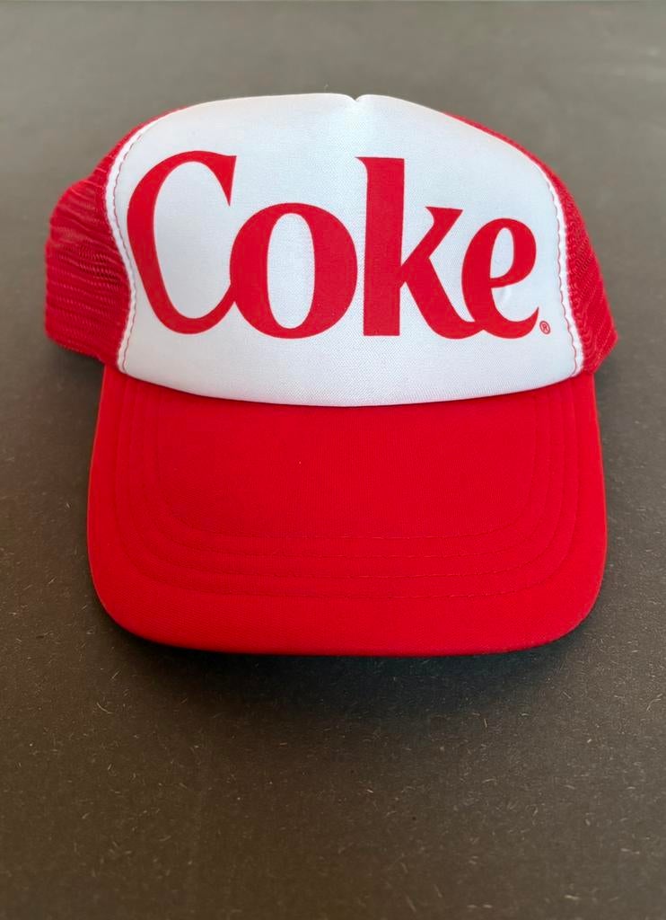 Coca-Cola retro truckercap, Ophalen of Verzenden, Zo goed als nieuw, One size fits all, Pet