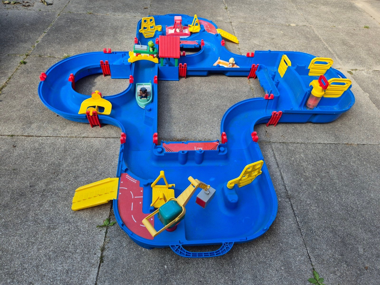 Aquaplay waterbaan met accessoires, Ophalen, Gebruikt