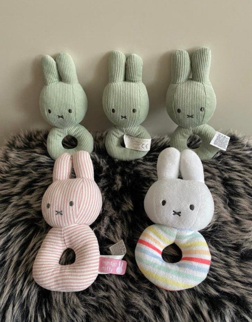 Nijntje knuffel rammelaars., Verzenden, Zo goed als nieuw, Rammelaar
