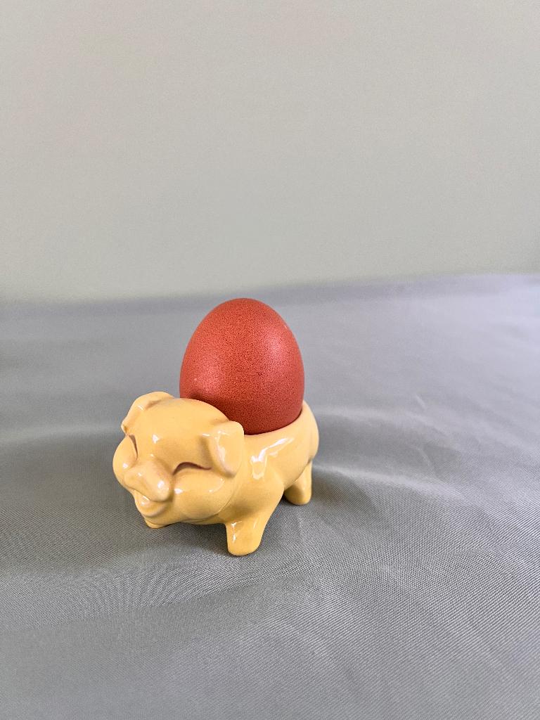 Grappige eierdopjes, Huis en Inrichting, Keuken | Servies, Zo goed als nieuw, Overige typen, Overige stijlen, Porselein, Ophalen of Verzenden