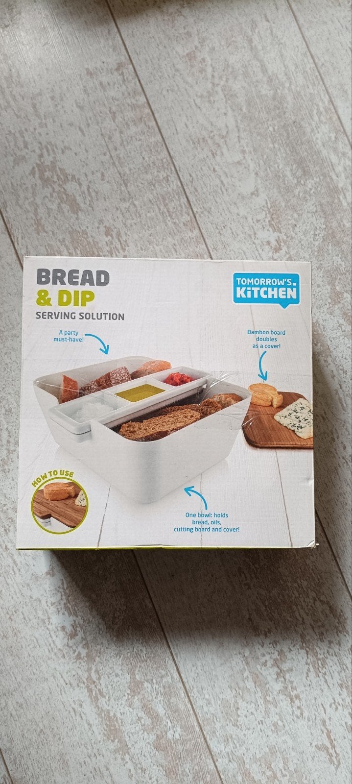 Tomorrow's Kitchen Brood & Dip Serveeroplossing, Overige typen, Hout, Nieuw, Ophalen of Verzenden
