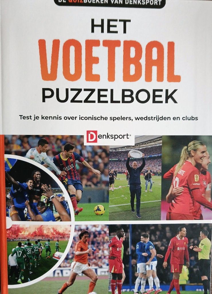 Het Voetbal Puzzelboek, Ophalen of Verzenden, Minder dan 500 stukjes, Zo goed als nieuw, Puzzelboek