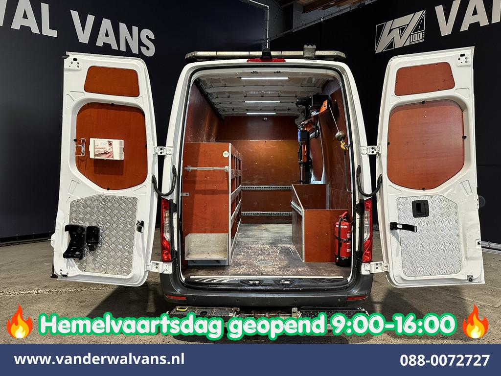 Mercedes-Benz Sprinter 316 CDI 164pk L2H2 Inrichting Euro6 A, Auto's, Gebruikt, 4 cilinders, 2108 kg, Wit