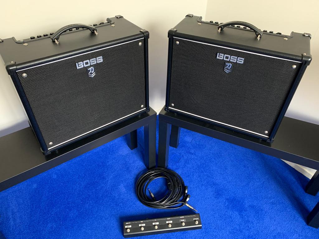 Boss Katana MK2 100 Amps (Stereo), Zo goed als nieuw, 60 tot 120 watt, Stereo, Ophalen