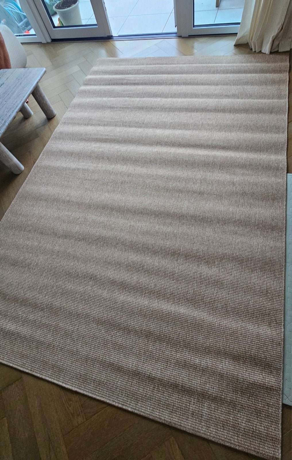 Nieuw beige/lichtbruin vloerkleed IKEA 200 x 300 cm, Ophalen, Beige, 200 cm of meer, Rechthoekig