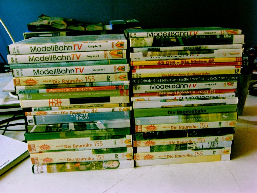 dvd spoorwegen, Verzamelen, Ophalen, Gebruikt, Trein, Tas of Koffer
