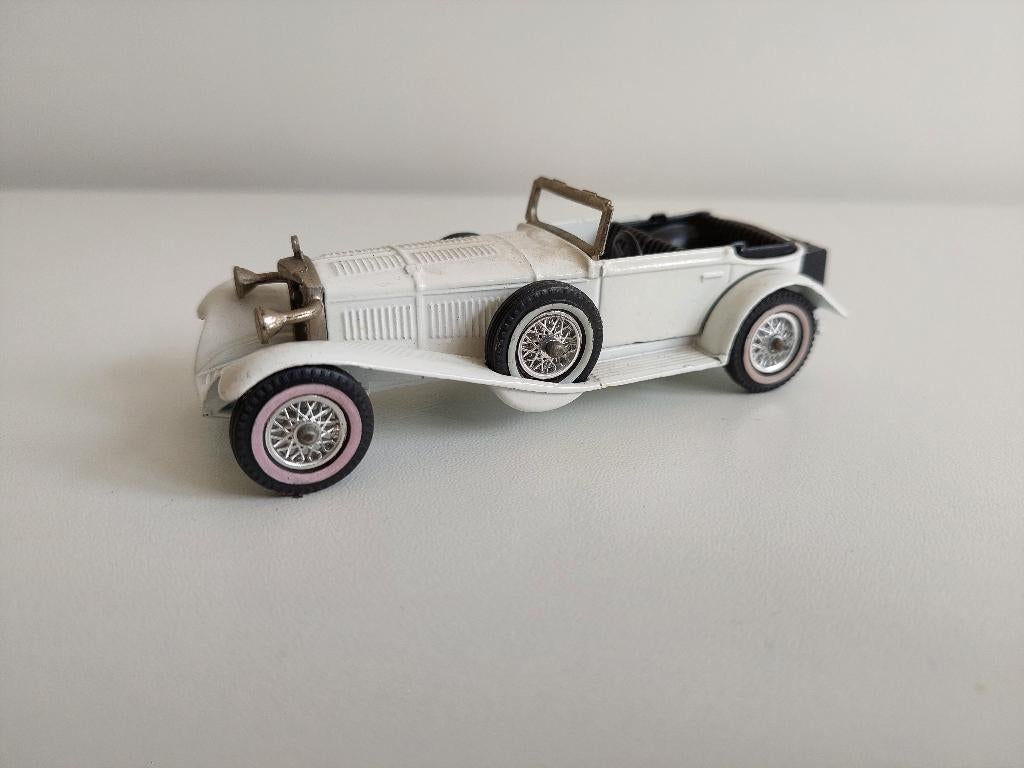 Vintage Matchbox 1928 Mercedes-Benz SS no. Y-16 uit 1972, Hobby en Vrije tijd, Modelauto's | 1:43, Ophalen of Verzenden, Gebruikt