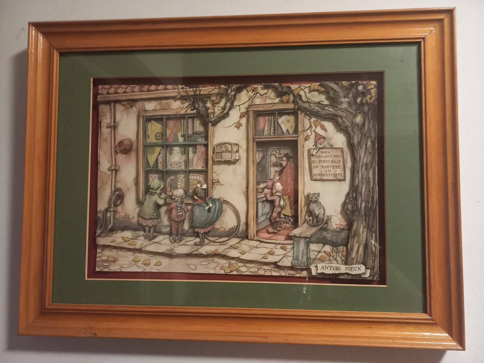 2 originele antoniem pieck schilderprenten 3 d, Antiek en Kunst, Ophalen of Verzenden