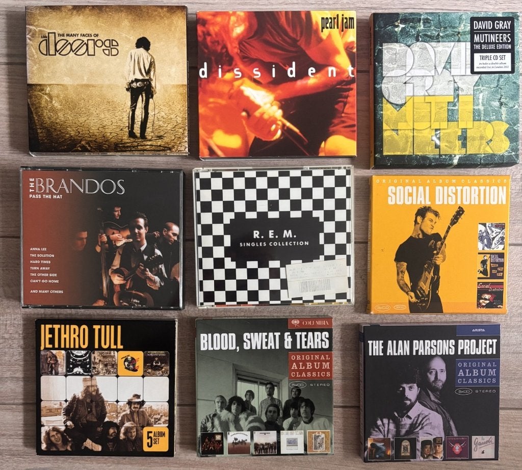 CD Boxen 3, Pearl Jam, Jethro Tull, David Gray, Alan Parsons, Ophalen of Verzenden, Zo goed als nieuw, Poprock, Boxset