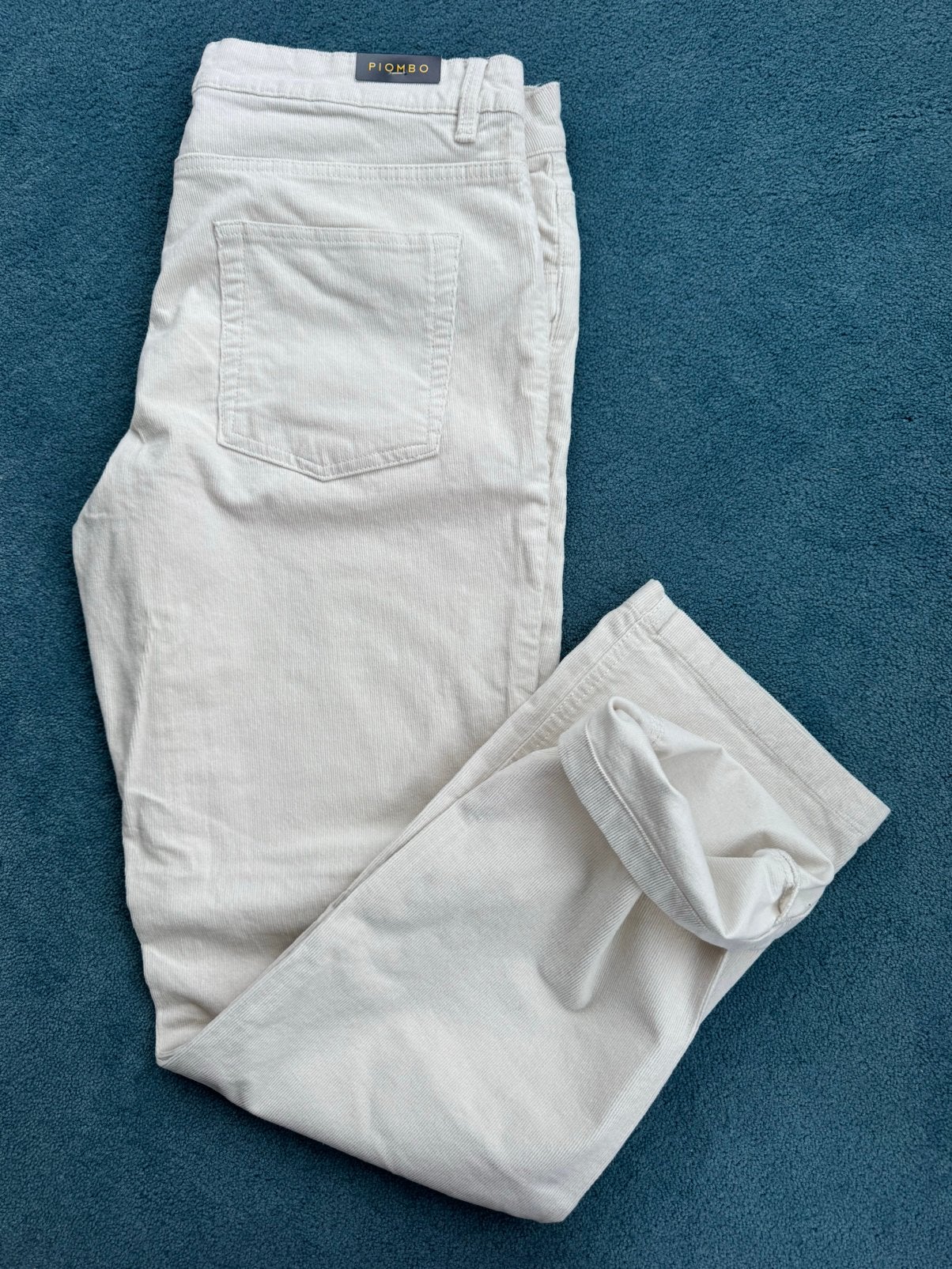 NIEUW Piombo Corduroy Jeans Mt 52 Beige/Grijs, Kleding | Heren, Verzenden, Nieuw, Grijs, W36 - W38 (confectie 52/54)