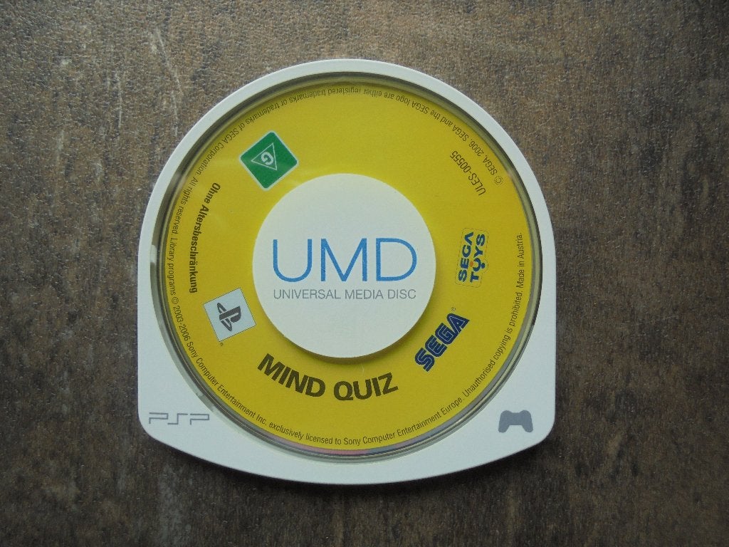 Mind Quiz voor PSP (zie foto's), Puzzel en Educatief, Gebruikt, 1 speler, Ophalen of Verzenden