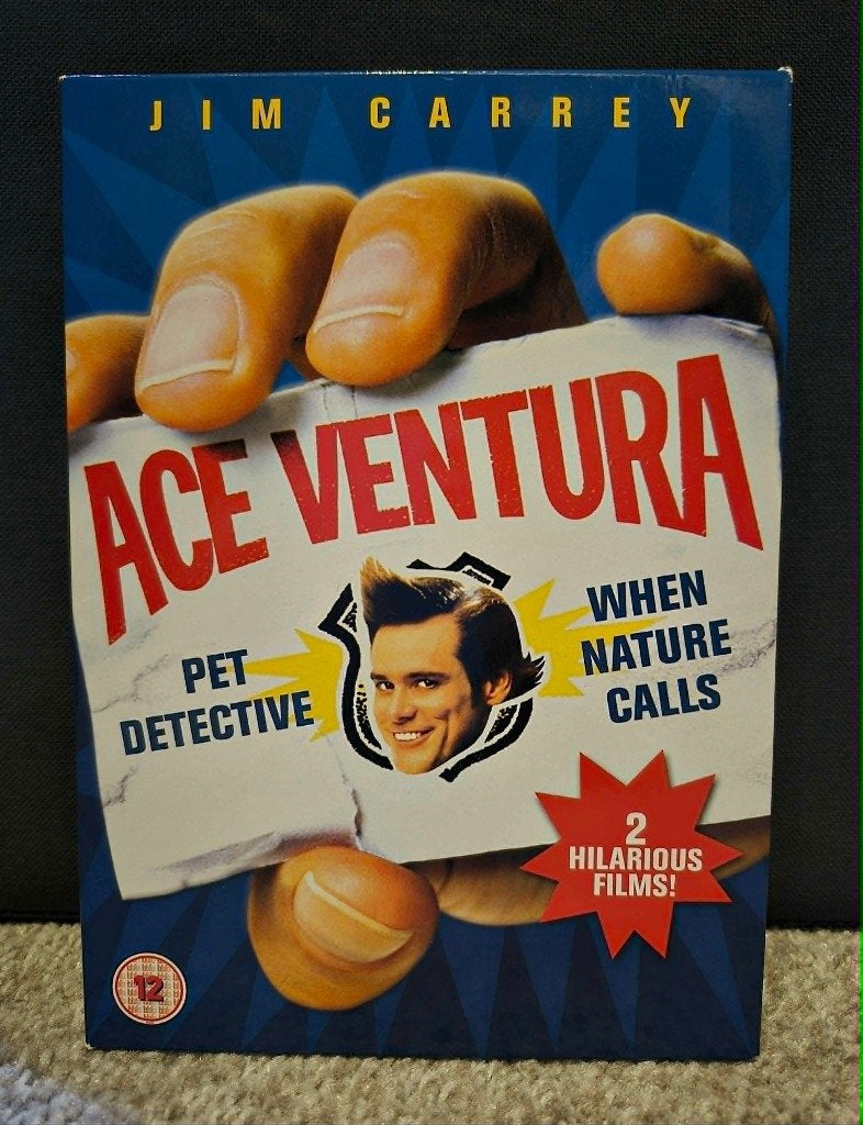 Ace Ventura 1-2 (jim carrey / 1994-1995), Alle leeftijden, Ophalen of Verzenden, Zo goed als nieuw, Overige genres
