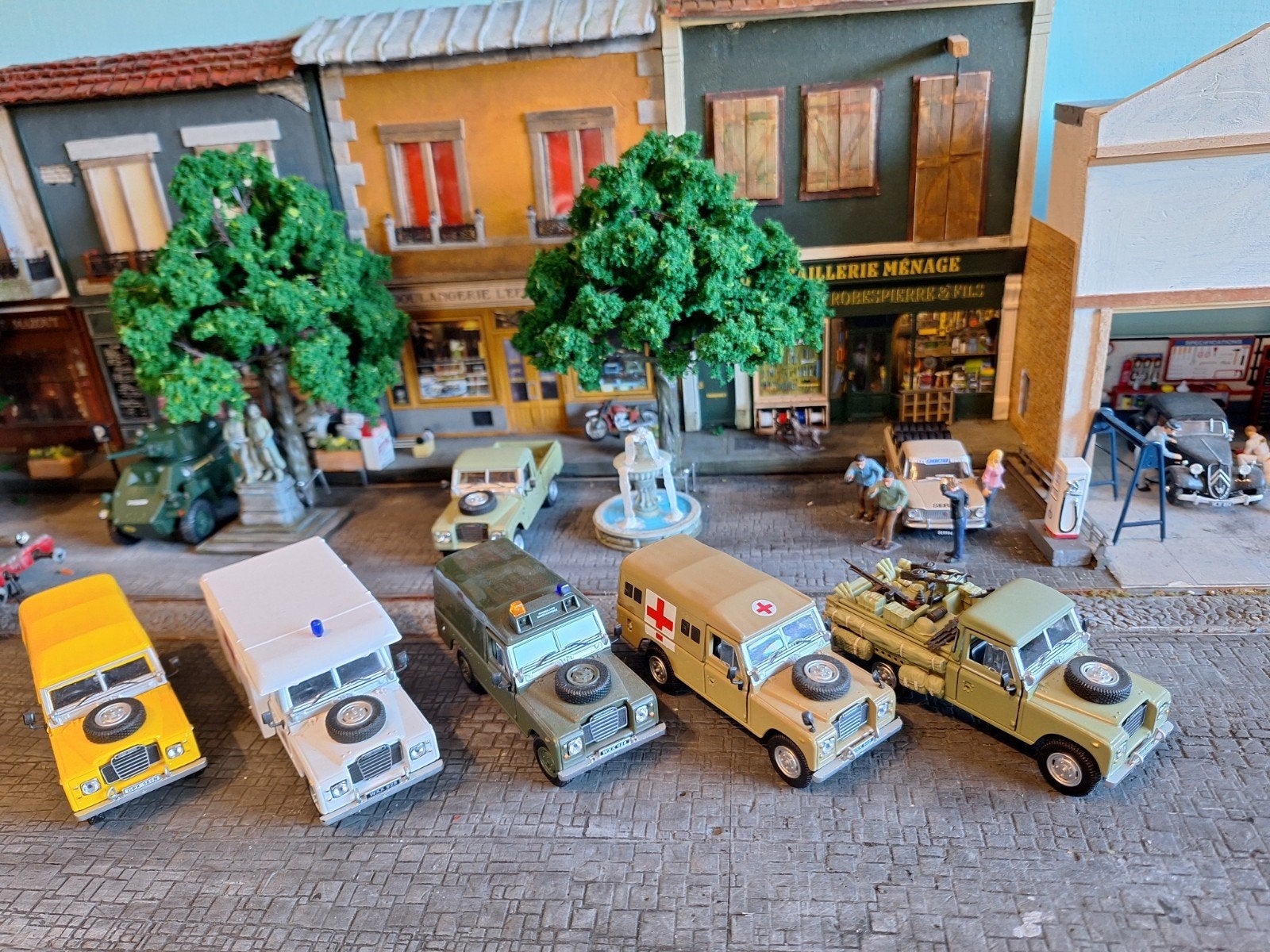 5x cararama Land rover, Hobby en Vrije tijd, Ophalen of Verzenden, Zo goed als nieuw, Auto, Overige merken