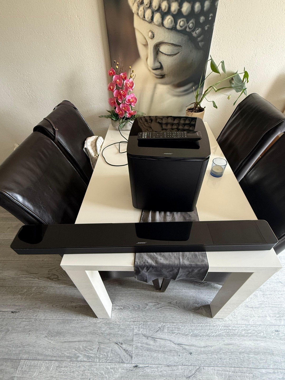 Bose SoundTouch 300 soundbar en subwoofer met diepe bass, Soundbar, 70 watt of meer, Zo goed als nieuw, Overige spelers