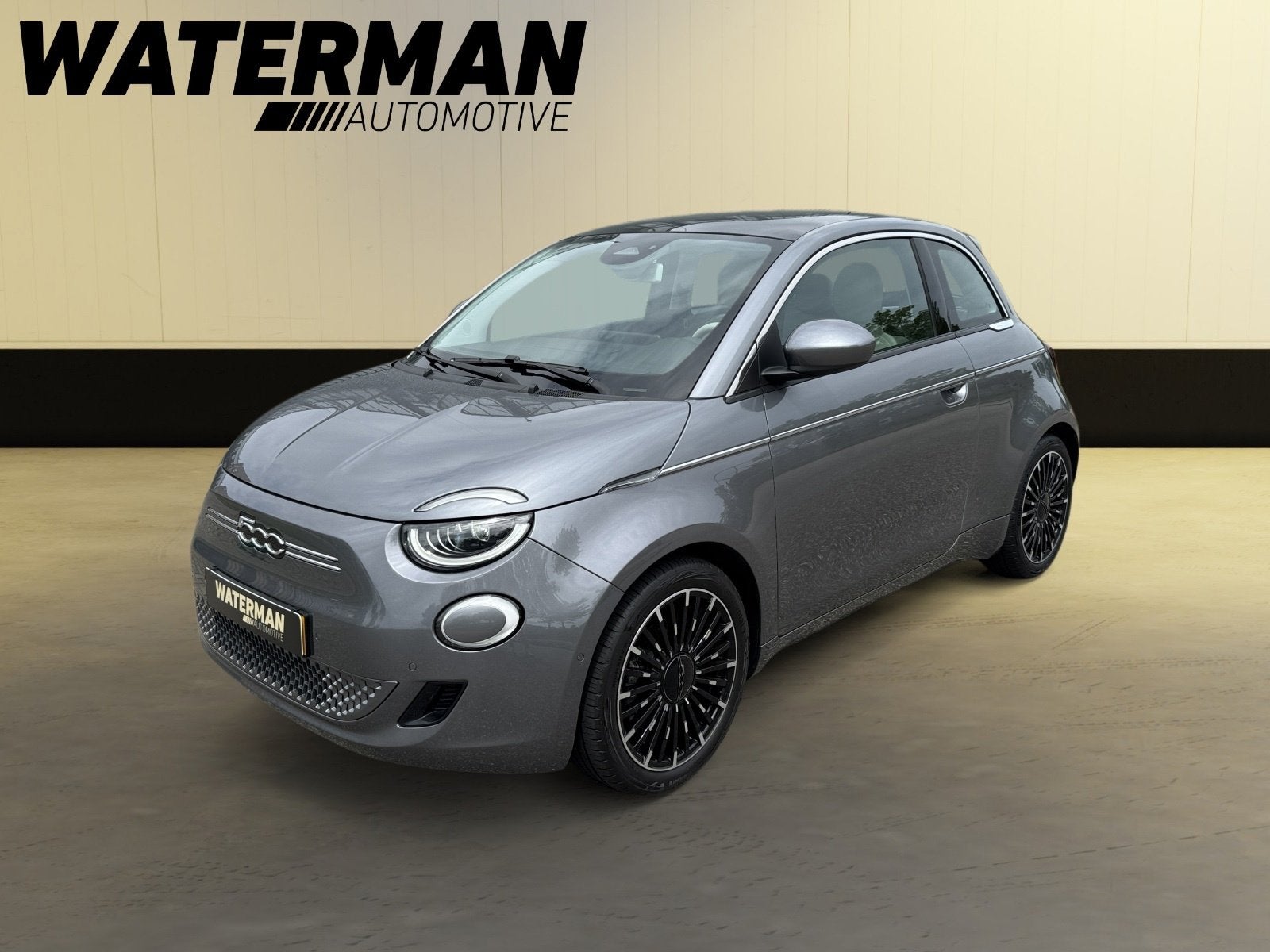 Fiat 500E LA PRIMA 42KWH Soh 93%/PANO/KEYLESS/CAMERA/ACC CRU, Auto's, Gebruikt, 118 pk, 4 stoelen, Leder