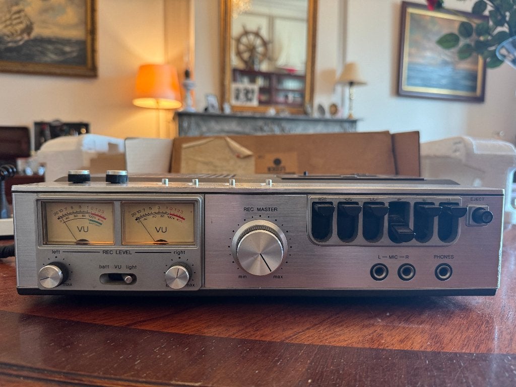 Uniek Cassettedeck JVC CD 1635-U begin jaren '70, Audio, Tv en Foto, Cassettedecks, Enkel, JVC, Tape counter, Ophalen of Verzenden