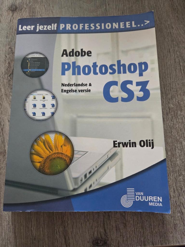Adobe Photoshop CS3 Leerboek - Nederlands & Engels, Ophalen of Verzenden, Gebruikt, MacOS
