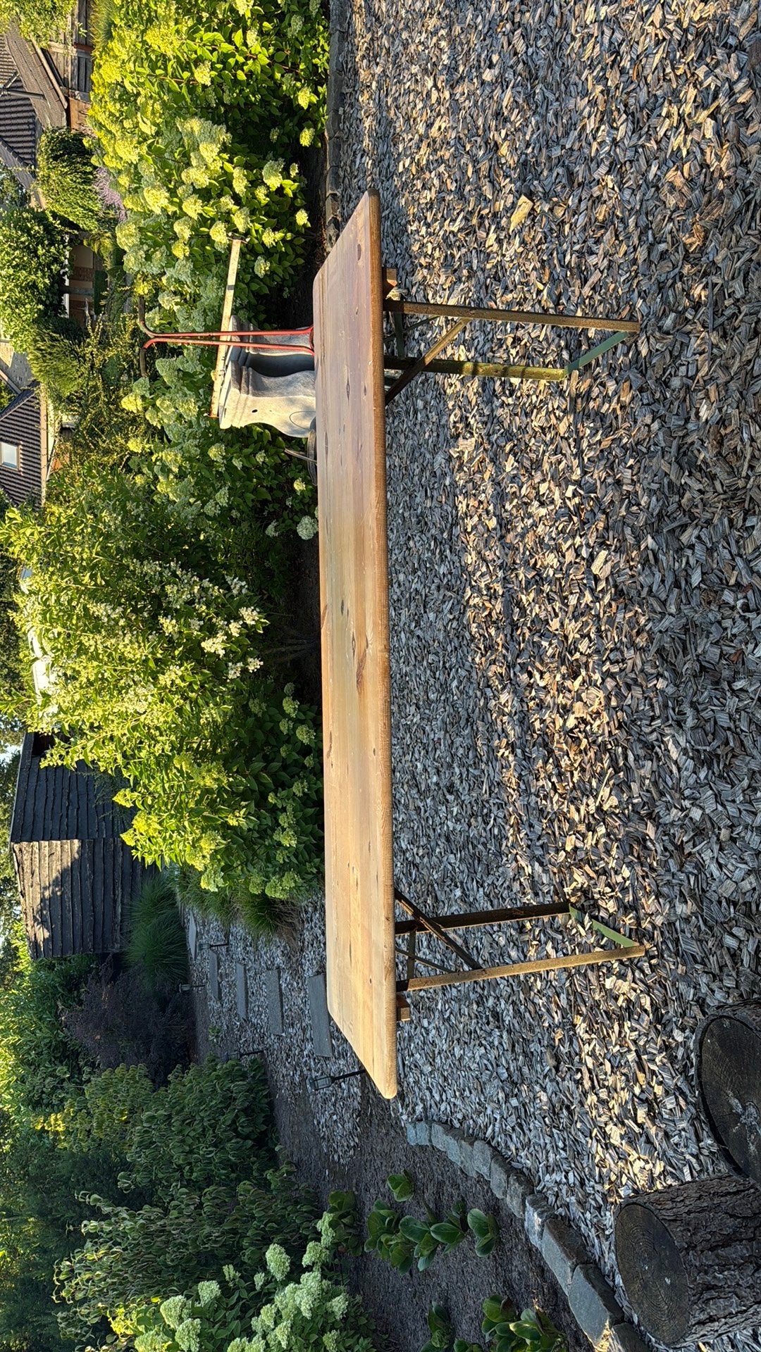 Tafel, Ophalen, Gebruikt, Inklapbaar, Rechthoekig