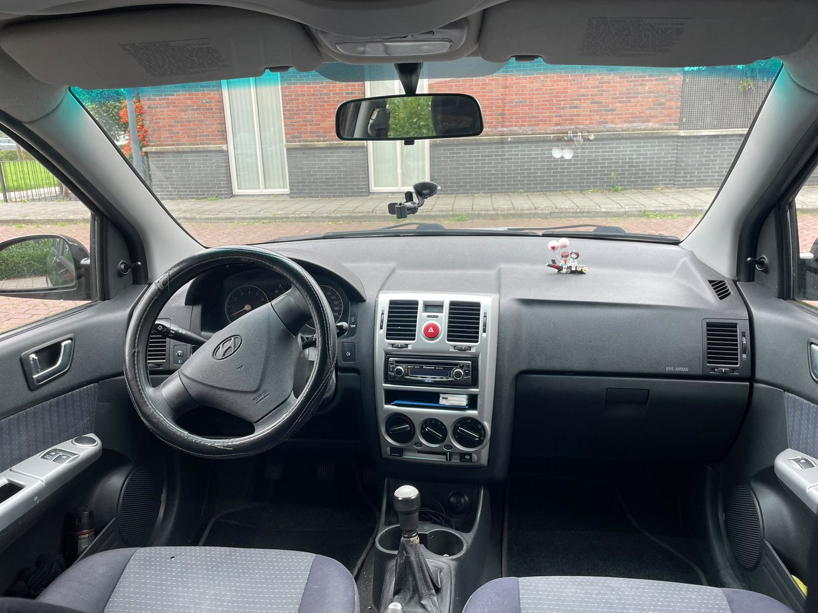 Hyundai Getz 1.1 5DRS 2008 Zwart, Voorwielaandrijving, 450 kg, 31 €/maand, 4 cilinders