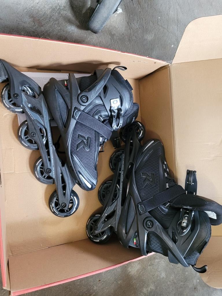 Roces ICON Inline Skates - Maat 43 - Zwart/Blauw, Sport en Fitness, Skeelers, Ophalen of Verzenden, Zo goed als nieuw, Roces