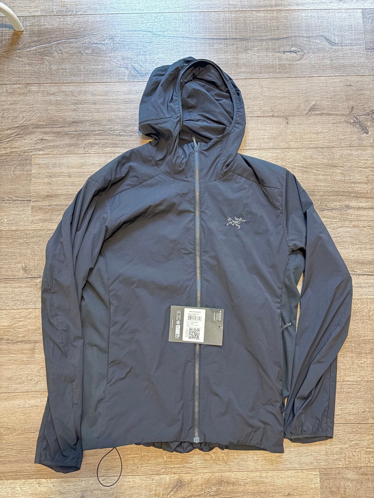 Arc'teryx Atom SL Hoody voor heren - Lichtgewicht en Ademend, Ophalen of Verzenden, Nieuw, Maat 52/54 (L), Zwart