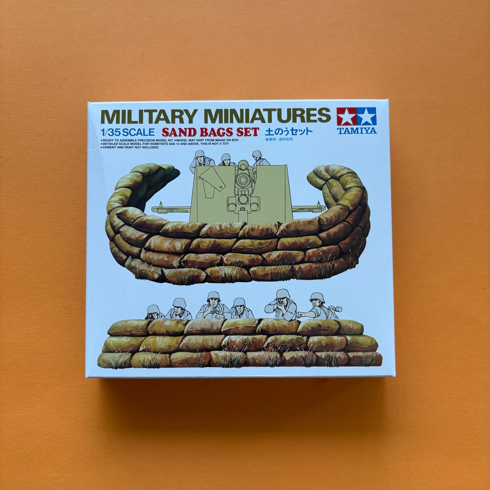 Tamiya Military Miniatures 1/35 Zandzakken Set, Verzenden, Nieuw, 1:35 tot 1:50, Diorama