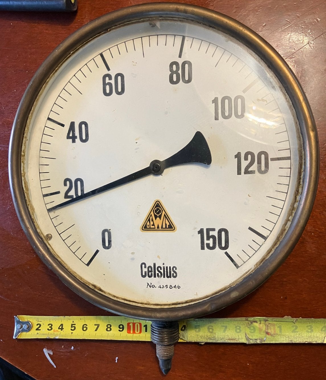 Wijzerthermometer M. De Wit, Antiek en Kunst, Ophalen