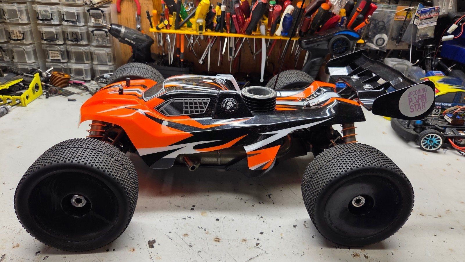 Te koop zogoed als nieuwe hyper, Ophalen of Verzenden, Zo goed als nieuw, Schaal 1:8, Nitro