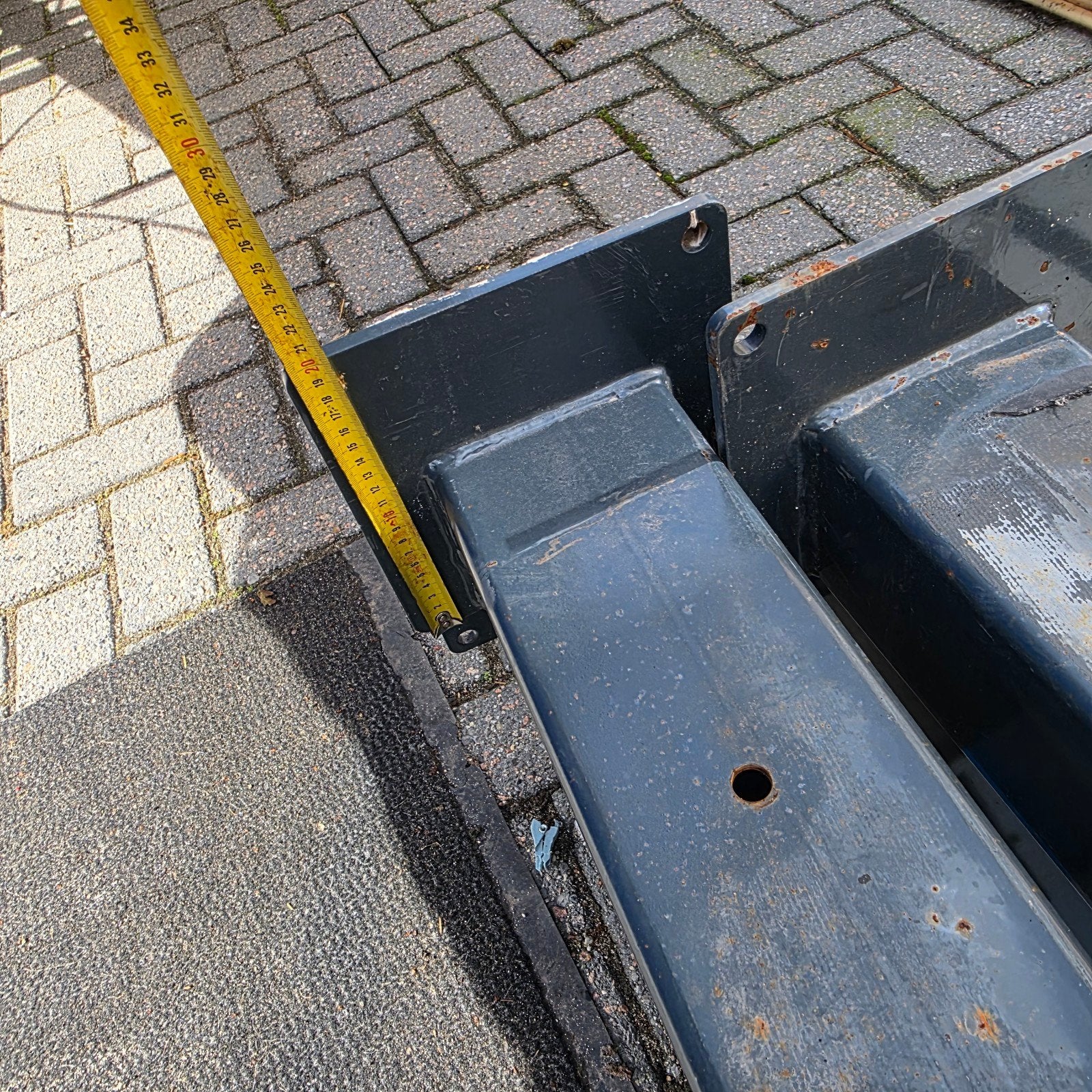 4 stalen balken, Ophalen, 250 cm of meer, Balken