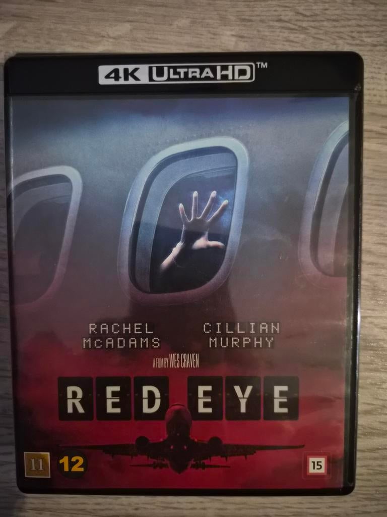 Red Eye 4K Ultra HD Blu-ray - Thriller van Wes Craven, Cd's en Dvd's, Blu-ray, Zo goed als nieuw, Thrillers en Misdaad, Ophalen of Verzenden