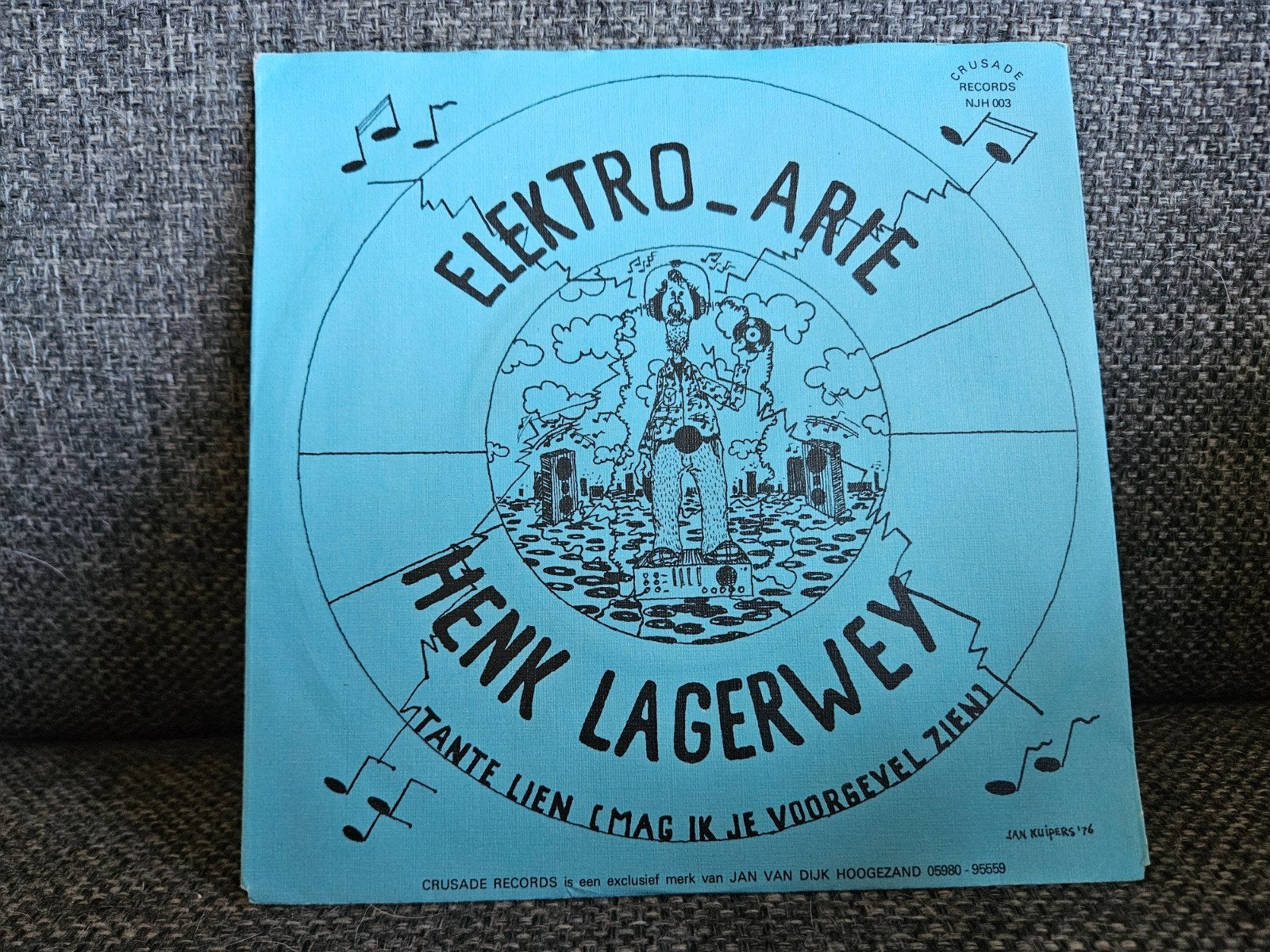 Piraten ~ Henk Lagerwey - Elektro-Arie / Tante Lien, Cd's en Dvd's, Originele persing, Verzenden, Zo goed als nieuw, 7 inch