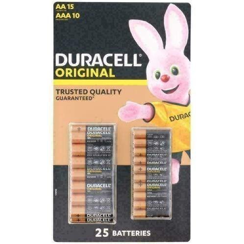 Duracell alkaline batterijen AA / AAA 25 stuks, Ophalen, Nieuw