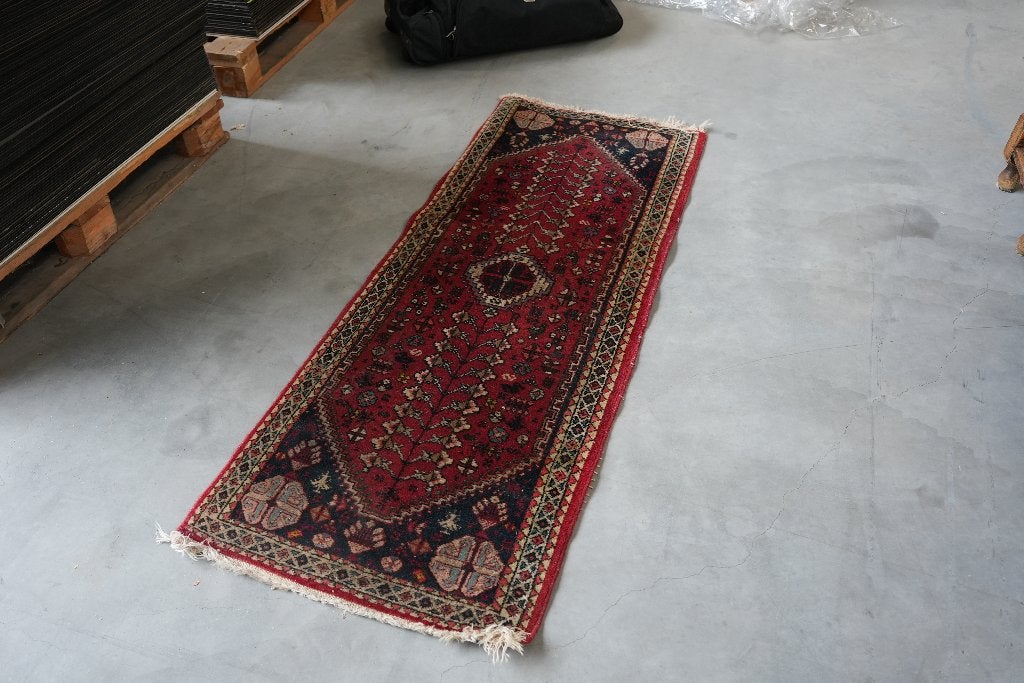 Oosters Tapijt - Rood, Ophalen, Gebruikt, Oosters, Traditioneel, Vintage, 50 tot 100 cm
