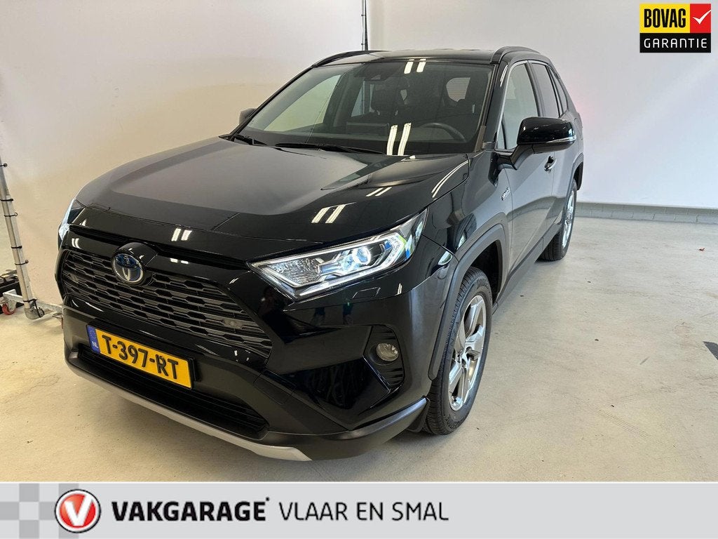 Toyota RAV4 2.5 Hybrid AWD Style Luxe uitvoering-Leder met v, Auto's, Gebruikt, 4 cilinders, 2487 cc, 1650 kg