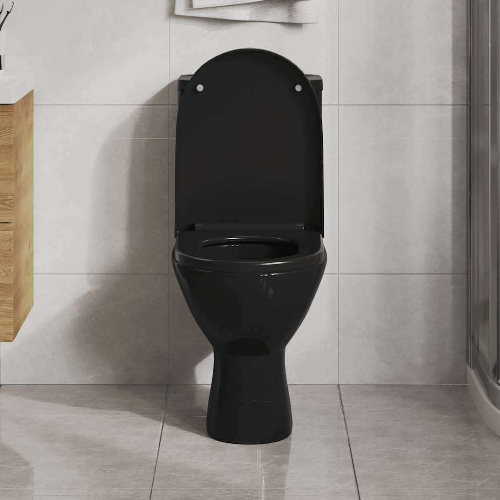 Toiletbril toilet zitting softclose wcbril zwart GRTS BEZORG, Toilet-accessoire, Verzenden, Nieuw, Nvt