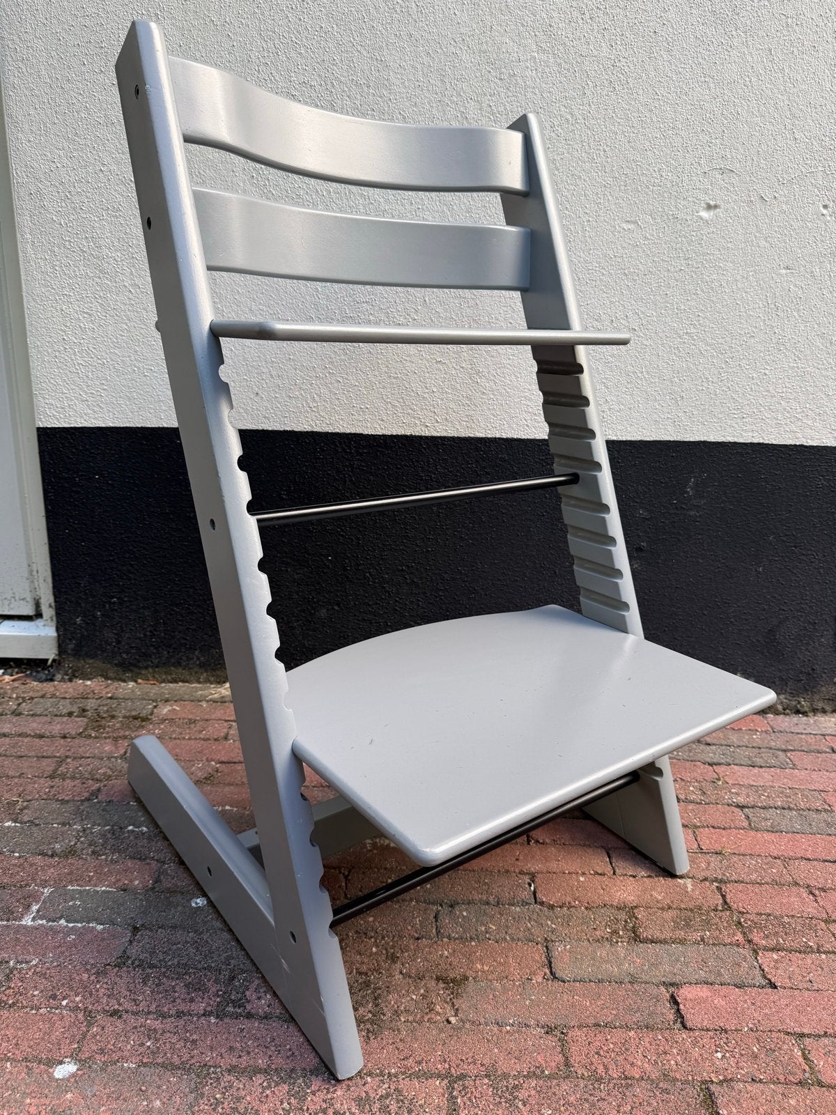 Stokke Tripp Trapp Stoel - Grijs, Ophalen, Gebruikt, Meegroeistoel, Aanschuifbaar