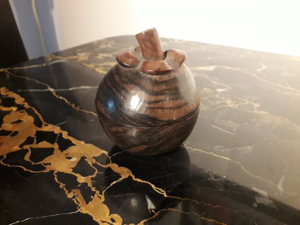 VINTAGE COROMANDEL HOUTEN DOOSJE in PERFECTE STAAT, Antiek en Kunst, Ophalen of Verzenden