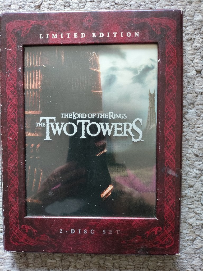 Limited Edition The Lord of The Rings The Two Towers 2 disc, Alle leeftijden, Ophalen of Verzenden, Zo goed als nieuw