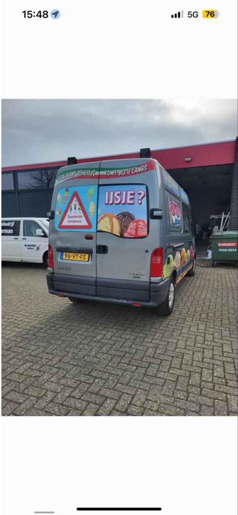 IJsverkoopwagen - Klaar voor gebruik, met nieuwe APK!, Ophalen of Verzenden