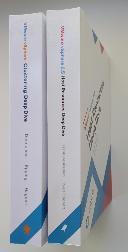 VMware vSphere Deep Dive boeken 6.5 & 6.7 (gesigneerd), Ophalen of Verzenden, Zo goed als nieuw, Besturingssystemen, Frank Denneman, Niels Hagoort, Duncan Epping