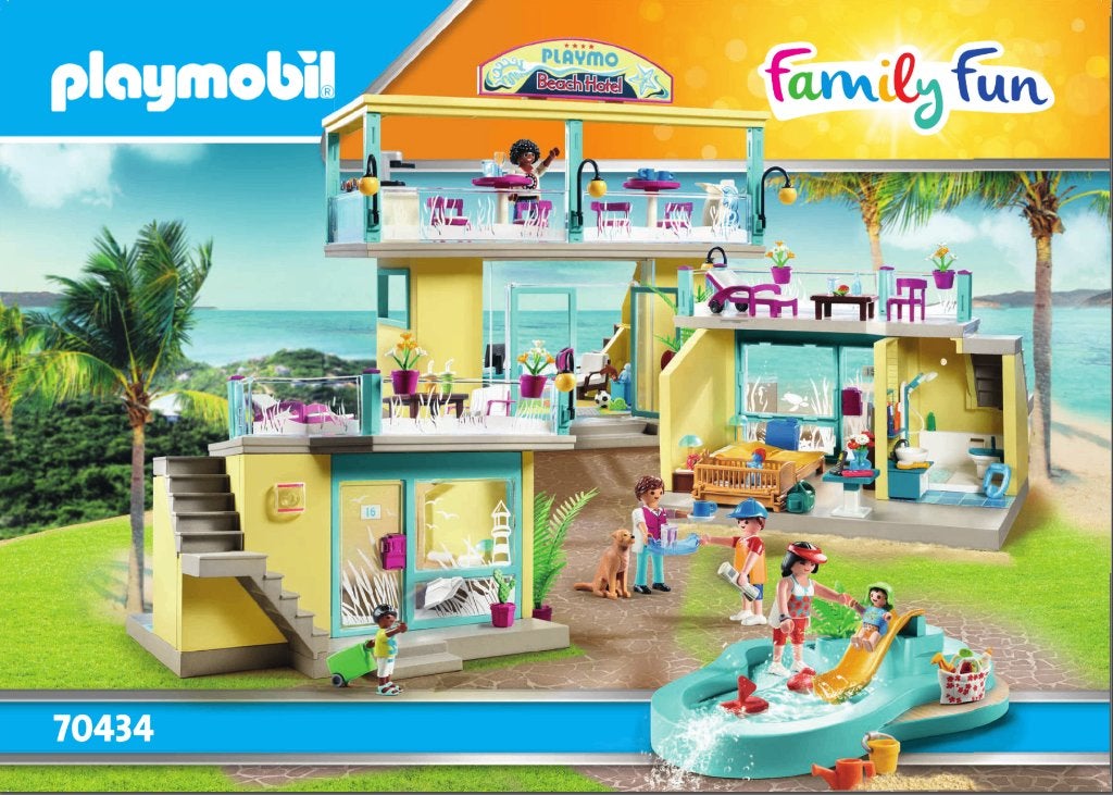 Playmobil vakantie Hotel - Camper - Bar, Ophalen, Gebruikt, Gebouw, Complete set