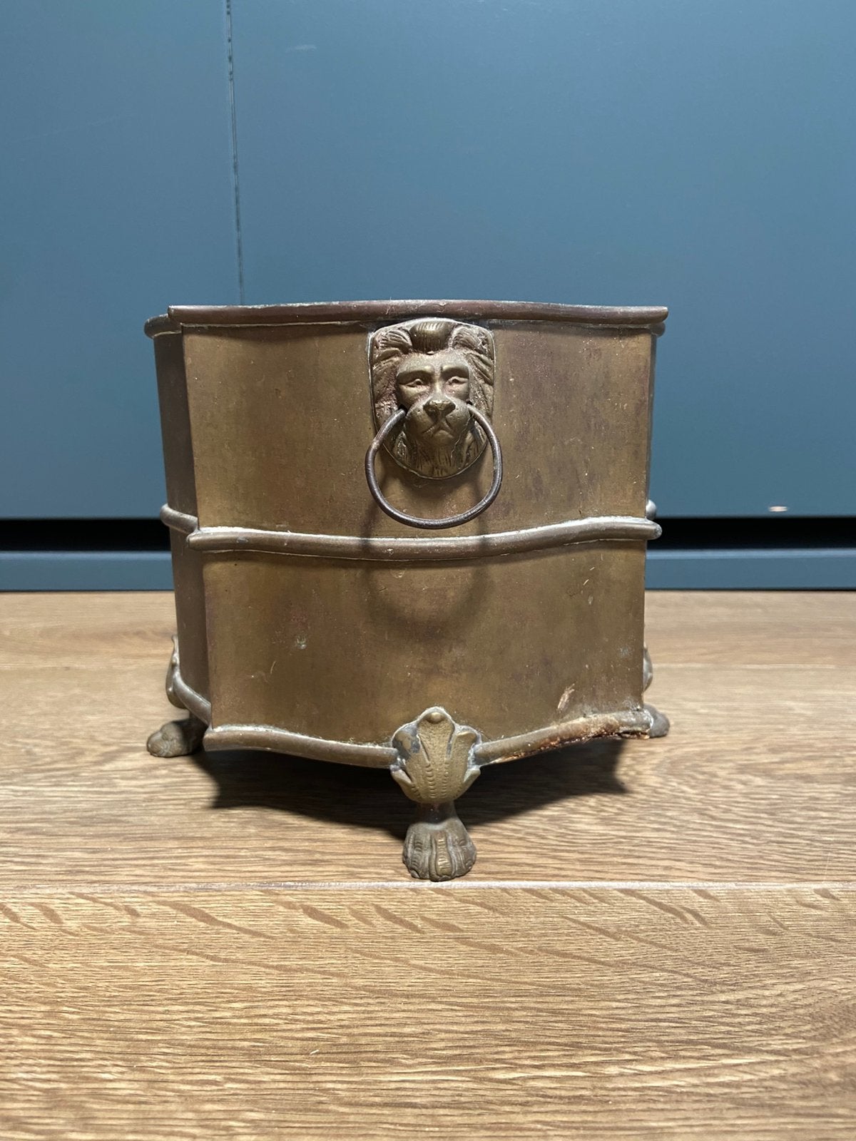 Koper bloempothlje, Antiek en Kunst, Antiek | Koper en Brons, Ophalen, Koper