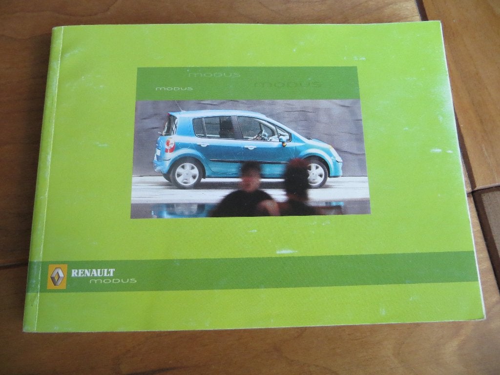 Instructieboek Renault Modus 2005, Auto diversen, Handleidingen en Instructieboekjes, Ophalen of Verzenden