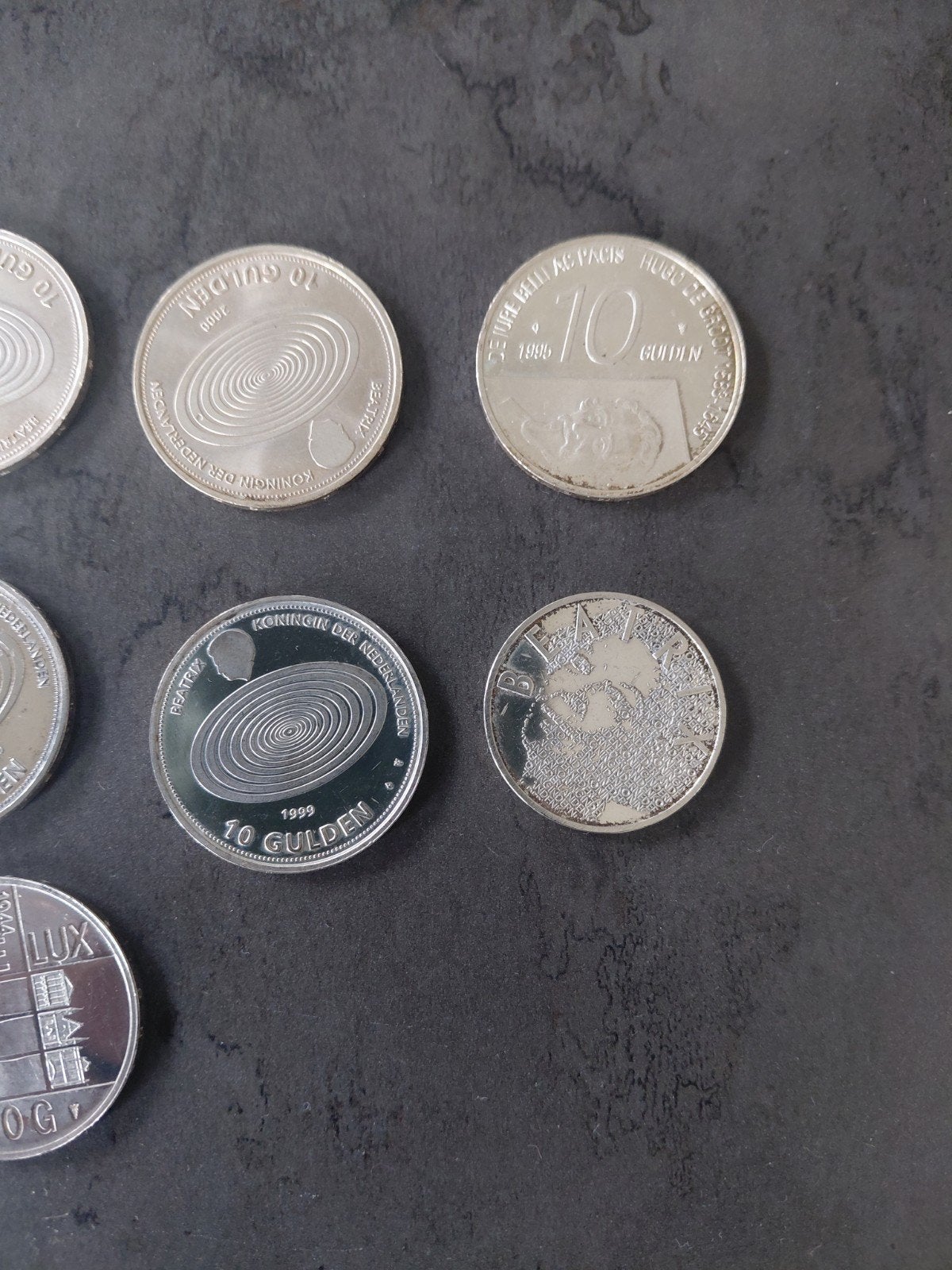 Diverse Nederlandse Gulden Munten - Koningin Beatrix, Setje, Koningin Beatrix, Zilver, Overige waardes