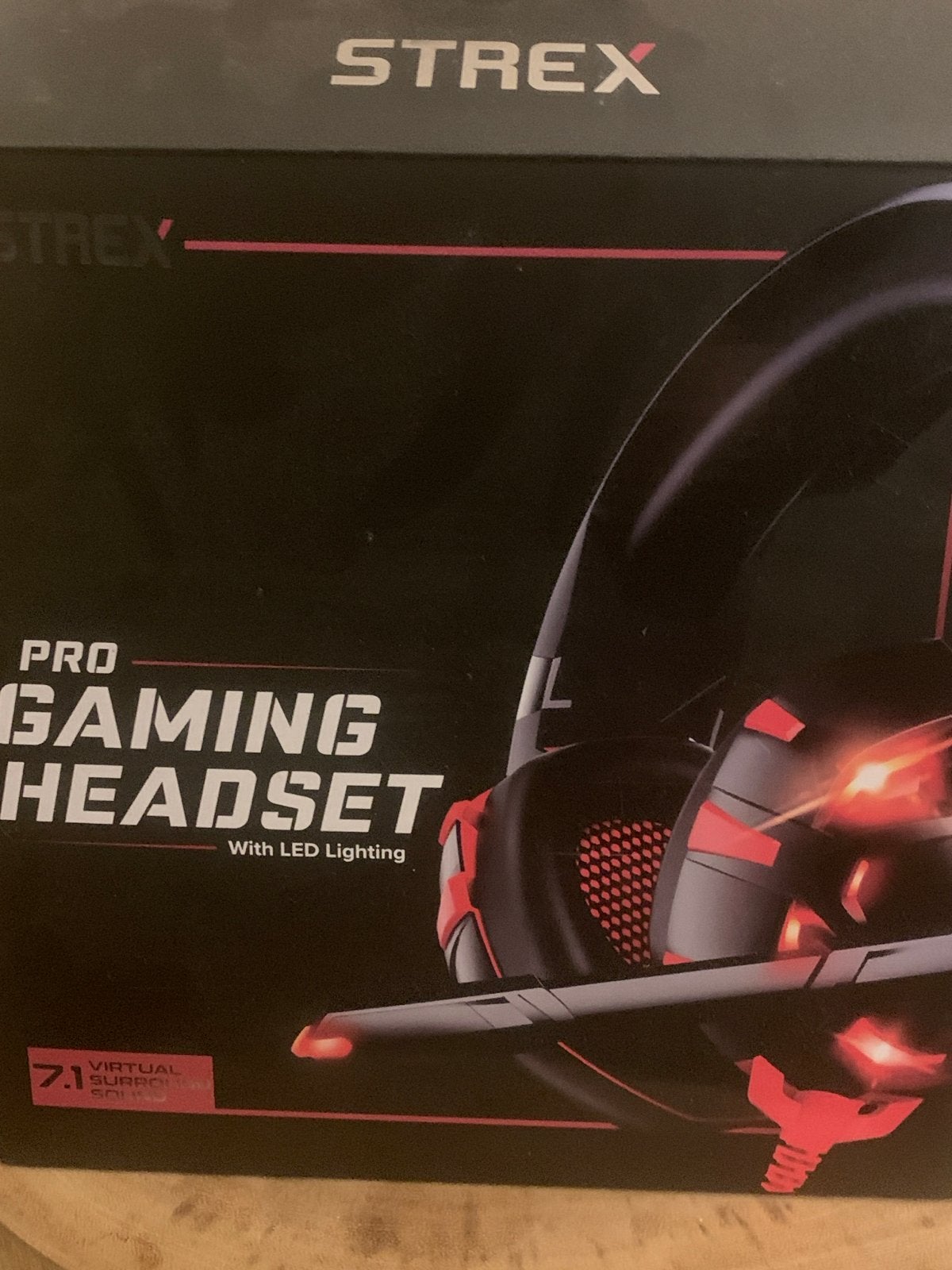 STREX Pro Gaming Headset met LED Verlichting, Nieuw, Ophalen of Verzenden, Over-ear, Gaming headset