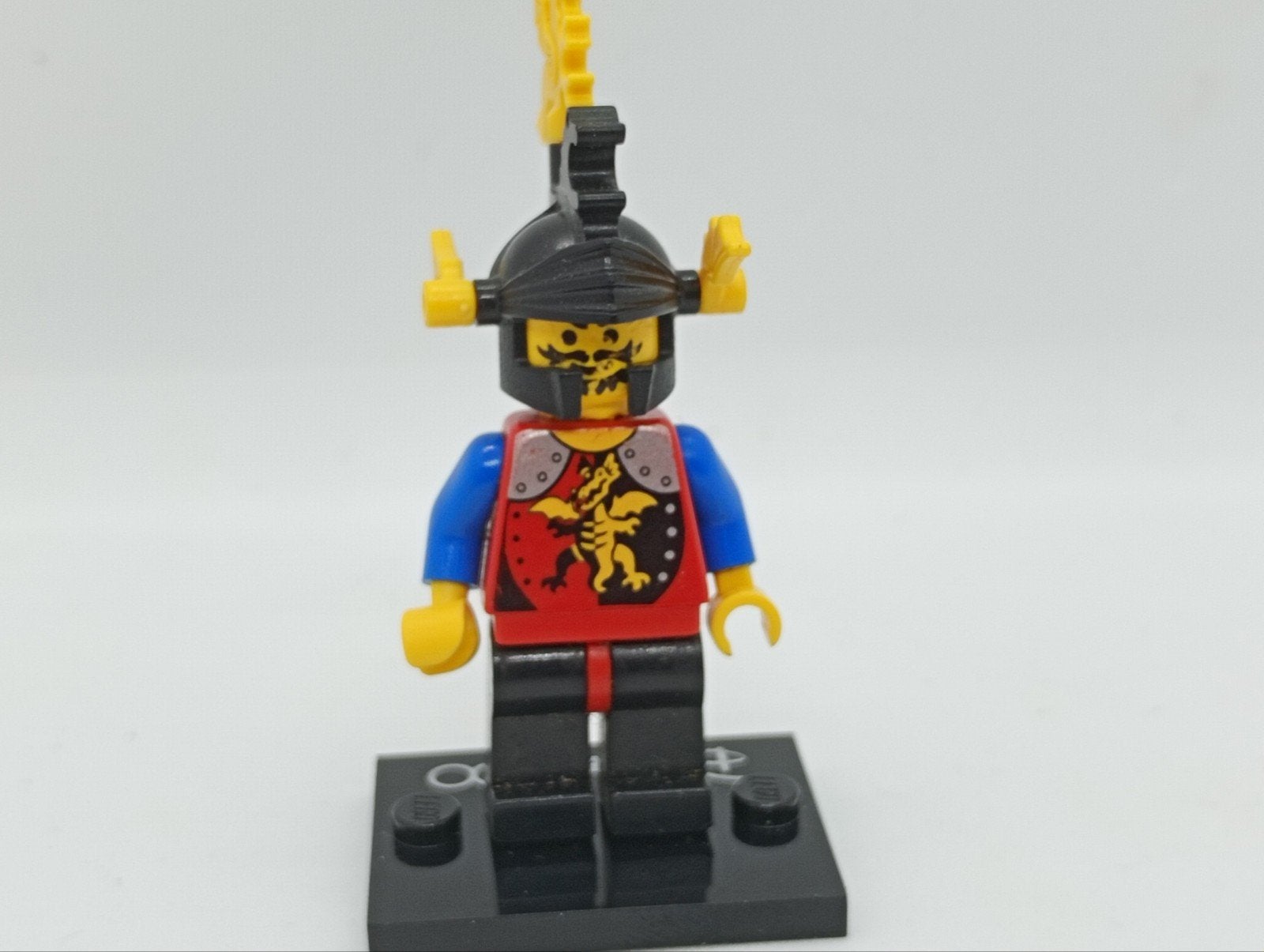 Lego Minifiguur CAS018 Kasteel Ridder met Helm en Draak, Ophalen of Verzenden, Gebruikt, Lego