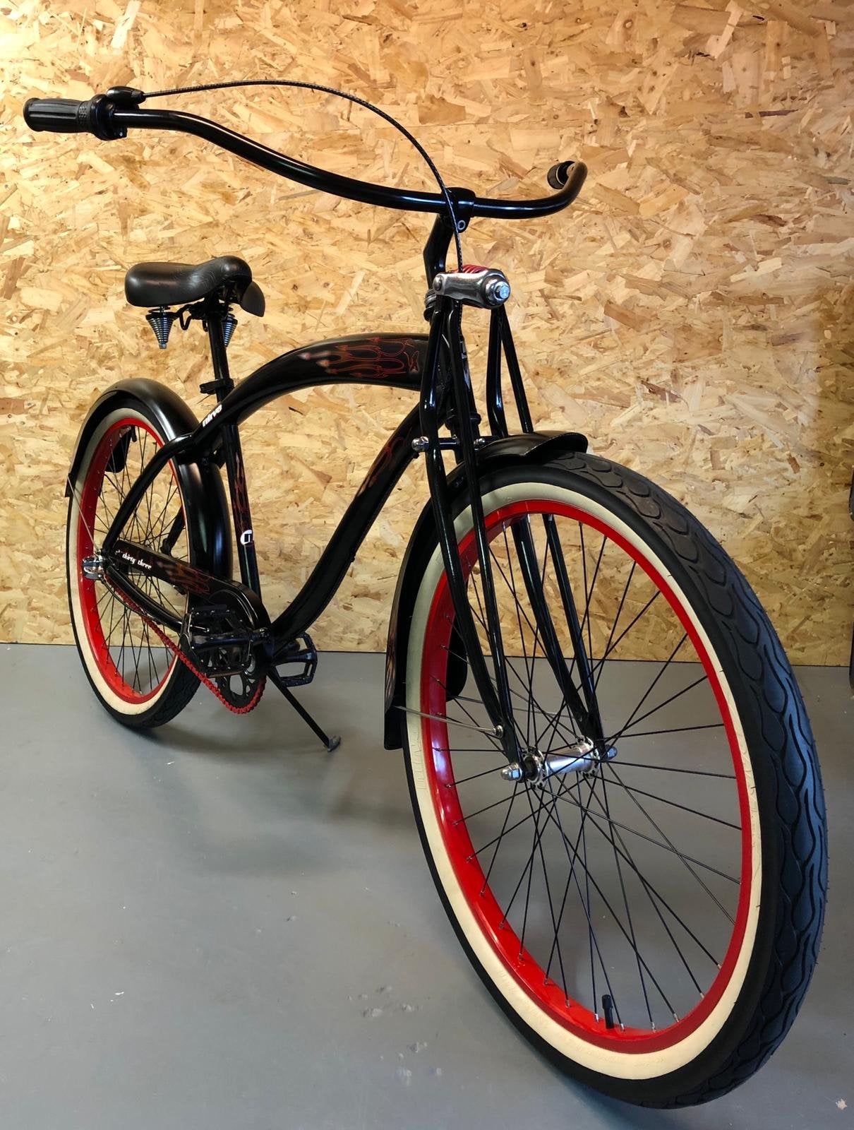 Unieke Nirve 'Pyro' Beach Cruiser - Perfecte Staat, Fietsen en Brommers, Versnellingen, 49 tot 53 cm, Zo goed als nieuw, Ophalen