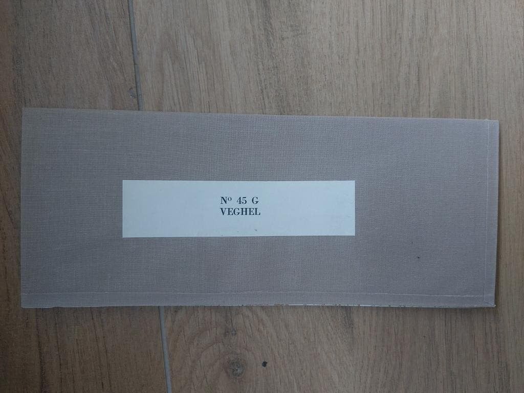45G Veghel Weeswijk Dinter Vostenbosch Eerde stafkaart 1967, Topografische Dienst Nederland, Ophalen of Verzenden, 1800 tot 2000
