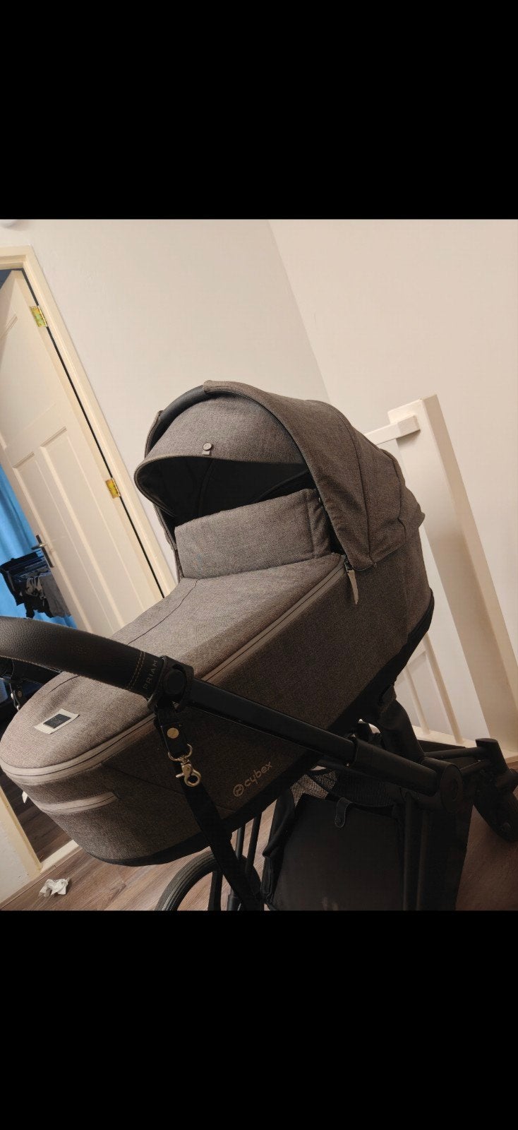 Complete Cybex Priam Platinum 4 set - Grijs gemêleerd, Met autostoeltje, Zo goed als nieuw, Combiwagen, Ophalen